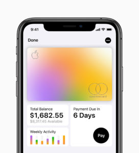 Apple Card shows you your balance