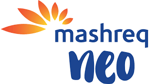 mashreq neo logo: penser digital banking innovation 