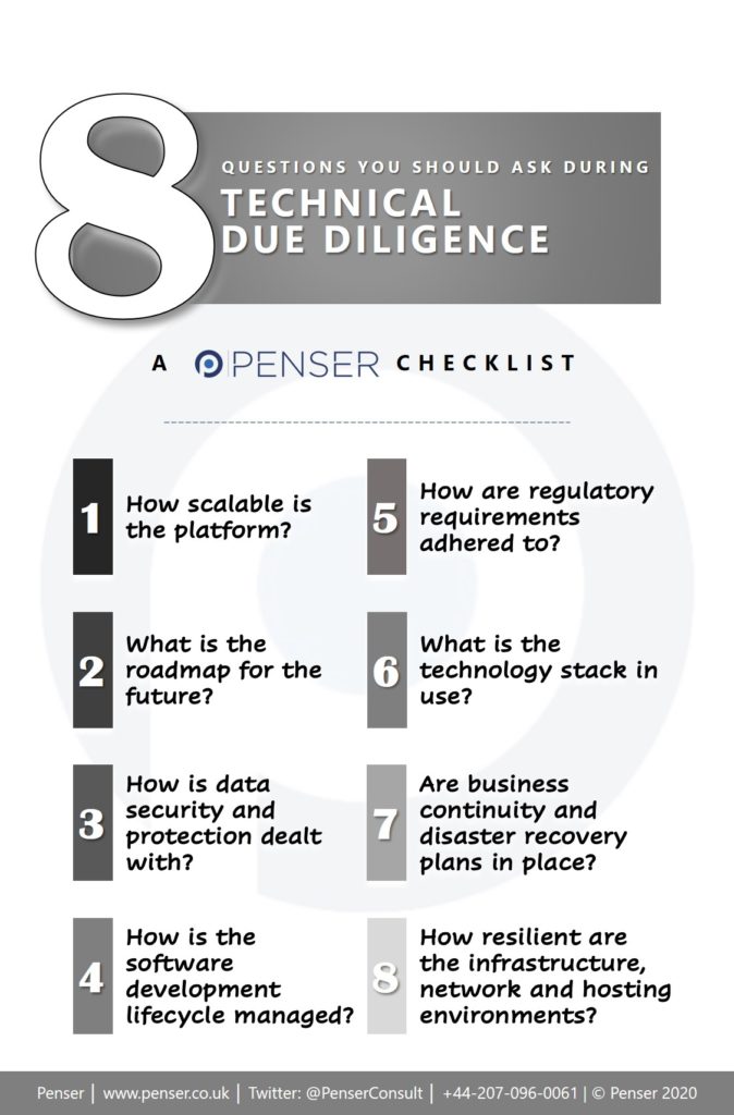 Technical Due Diligence Checklist PDF